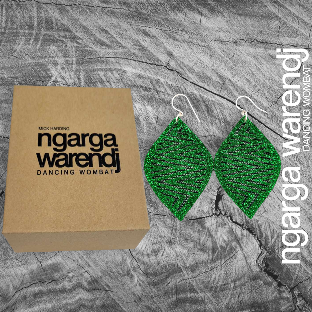 NGARGA WARENDJ EARRINGS - MOUNTAINS NGARRAK MALGARR DESIGN