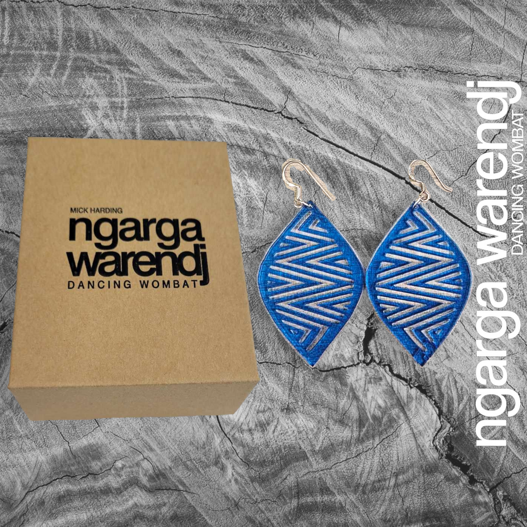 NGARGA WARENDJ EARRINGS - MOUNTAINS NGARRAK MALGARR DESIGN