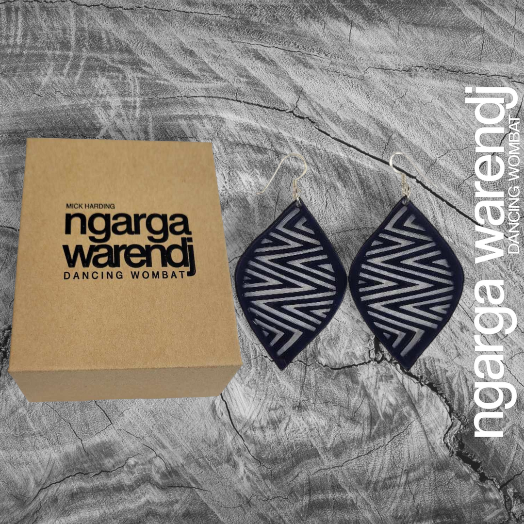 NGARGA WARENDJ EARRINGS - MOUNTAINS NGARRAK MALGARR DESIGN