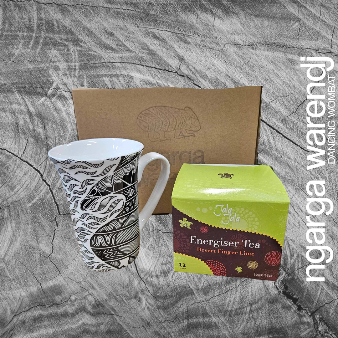 Ngarga Warendj Bunjil the Wedge Tailed Eagle Mug & Jala Jala Tea Gift Box Hamper