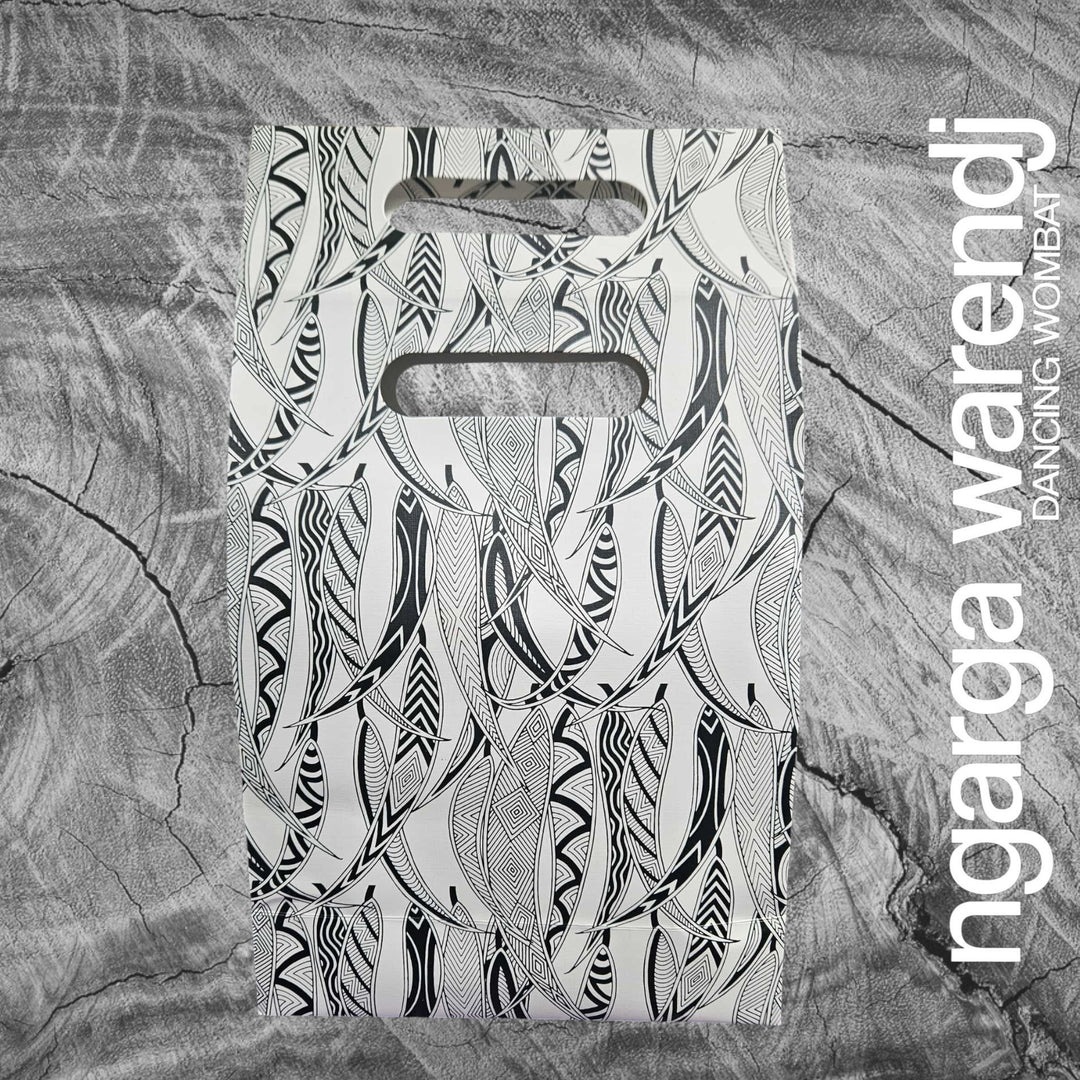 Ngarga Warendj Gift Bag, Stainless Steel Gum Leaves Keep Cup and Indigiearth Infused Coffee