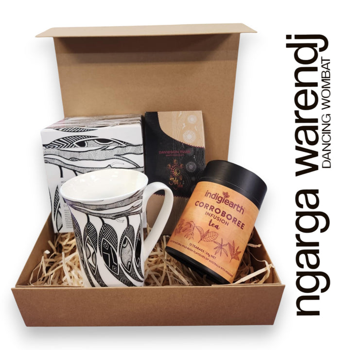 Ngarga Warendj Gift Box Indigiearth Tea, Chocolate and Mug Hamper Pack