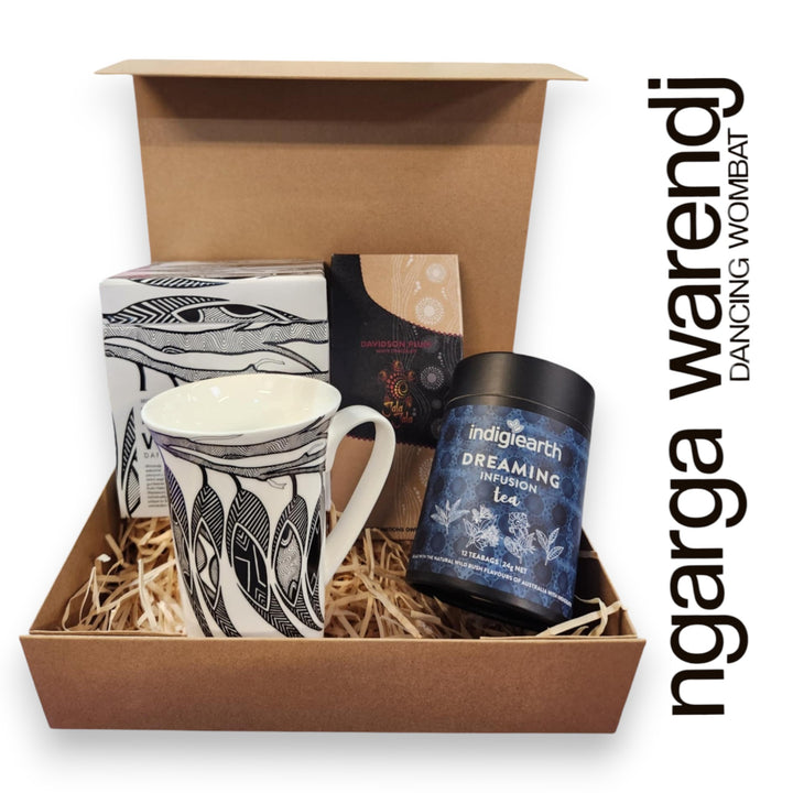 Ngarga Warendj Gift Box Indigiearth Tea, Chocolate and Mug Hamper Pack