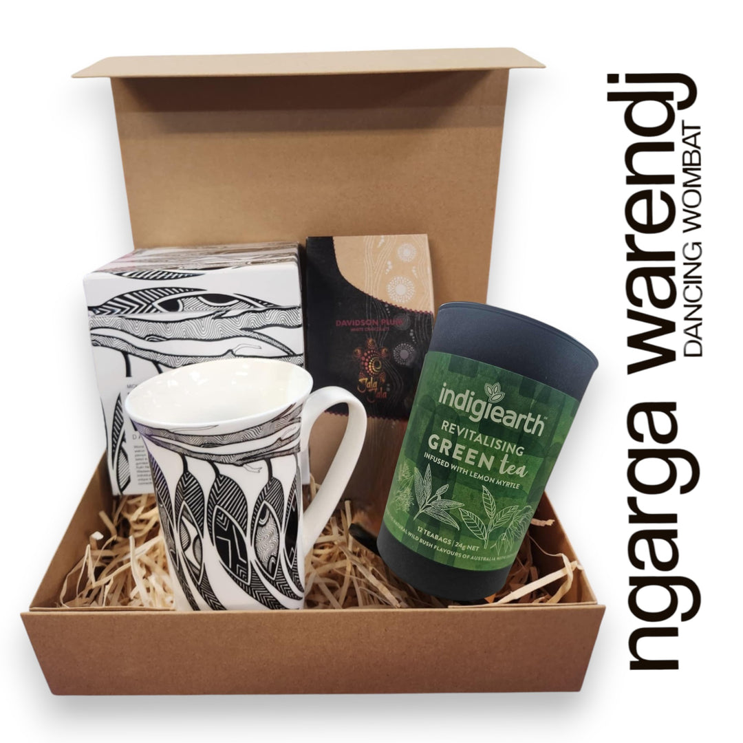 Ngarga Warendj Gift Box Indigiearth Tea, Chocolate and Mug Hamper Pack