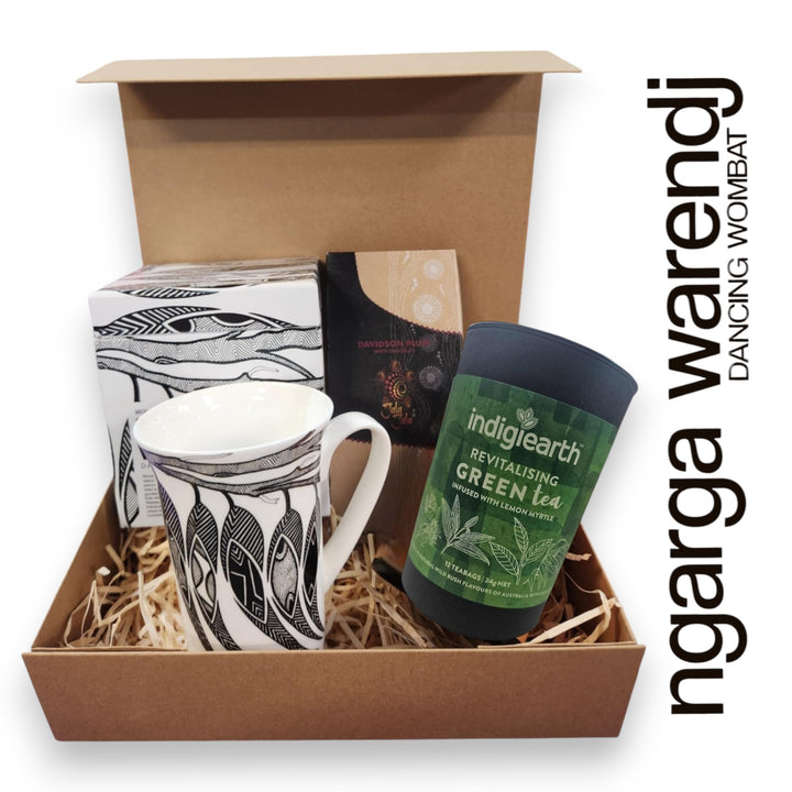 Ngarga Warendj Gift Box Indigiearth Tea, Chocolate and Mug Hamper Pack