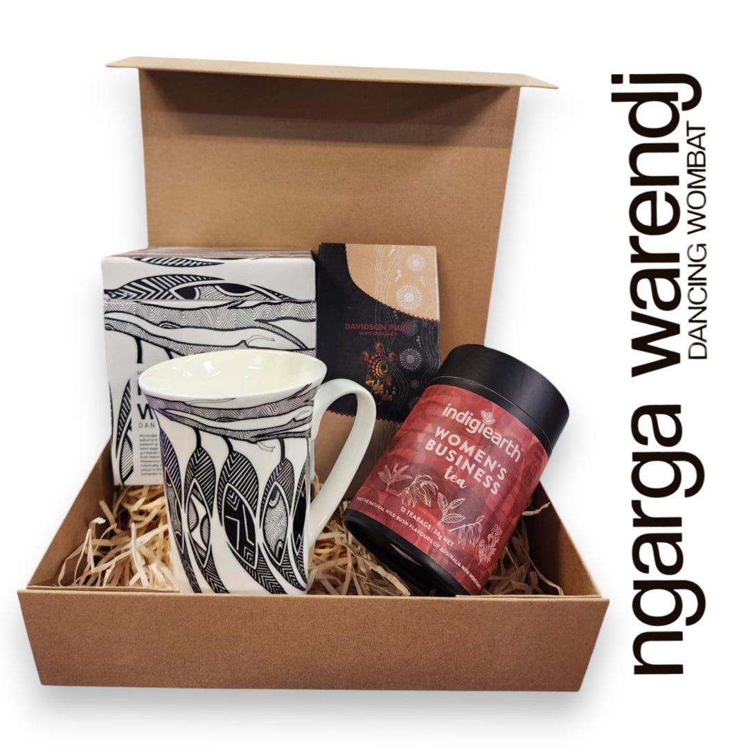 Ngarga Warendj Gift Box Indigiearth Tea, Chocolate and Mug Hamper Pack