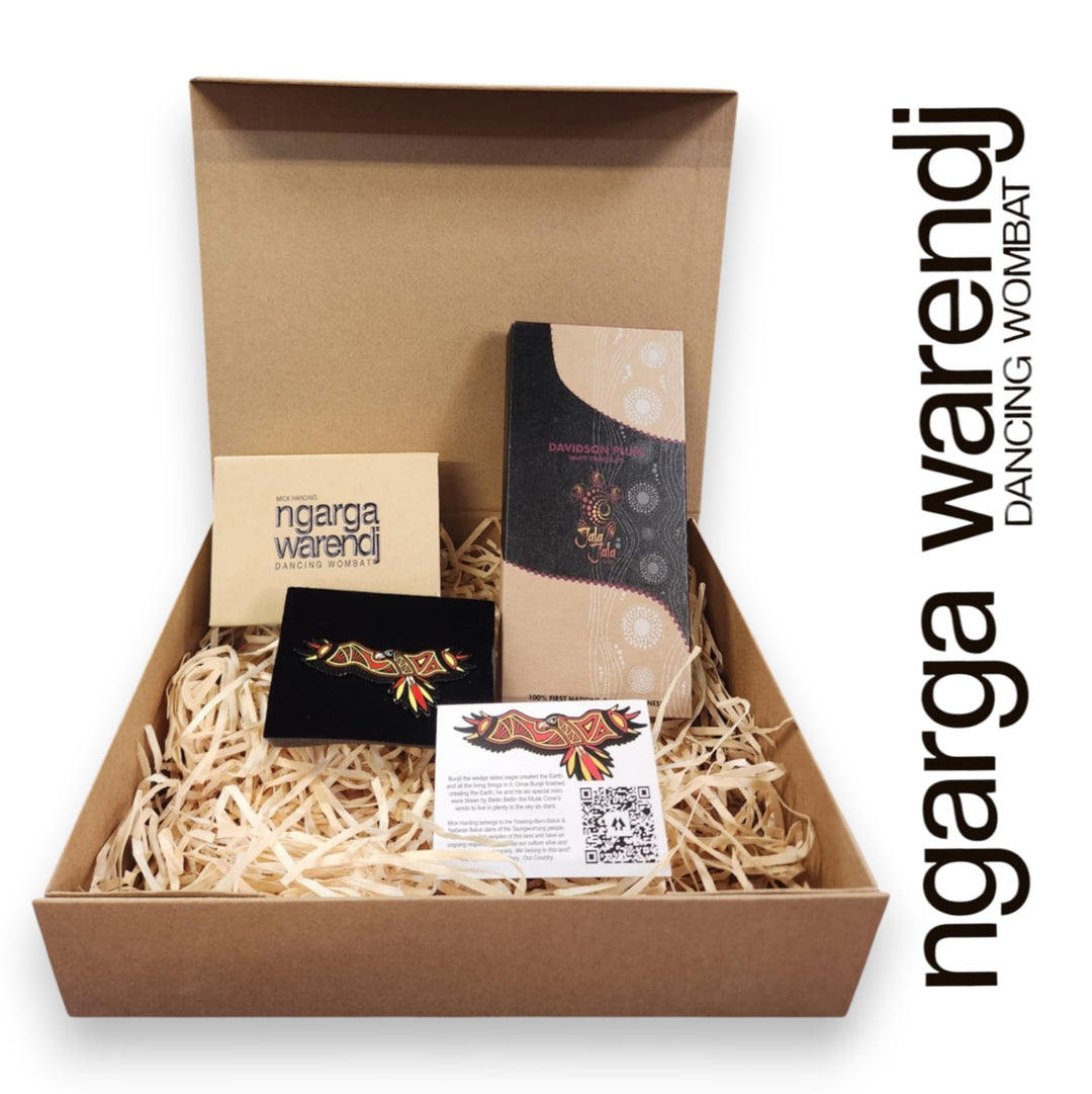 Ngarga Warendj Gift Box Pin and Chocolate Hamper Pack - Assorted Designs