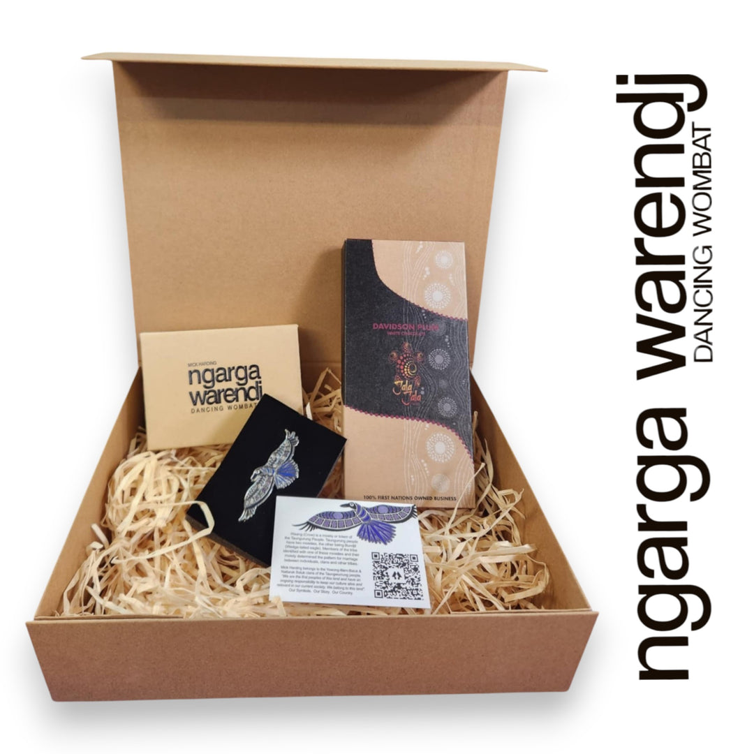 Ngarga Warendj Gift Box Pin and Chocolate Hamper Pack - Assorted Designs