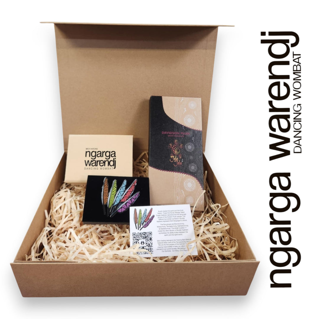 Ngarga Warendj Gift Box Pin and Chocolate Hamper Pack - Assorted Designs