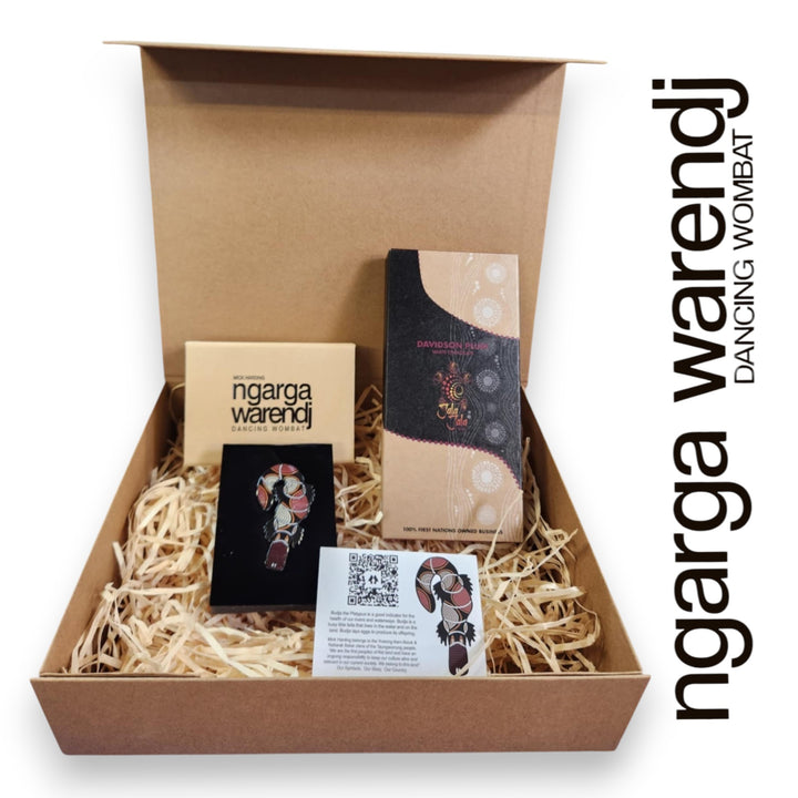 Ngarga Warendj Gift Box Pin and Chocolate Hamper Pack - Assorted Designs