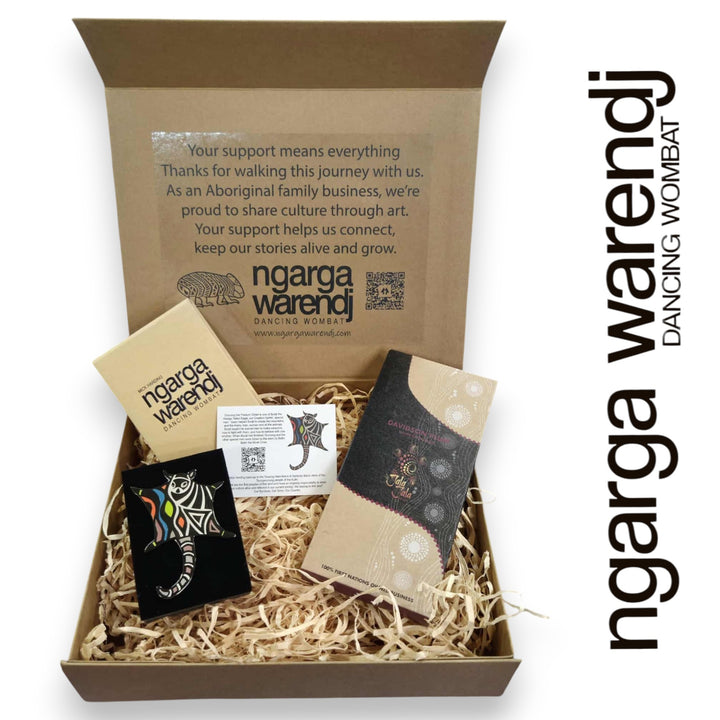 Ngarga Warendj Gift Box Pin and Chocolate Hamper Pack - Assorted Designs