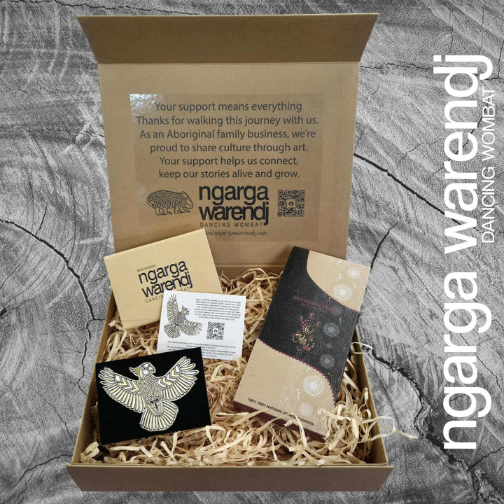 Ngarga Warendj Gift Box Pin and Chocolate Hamper Pack - Assorted Designs