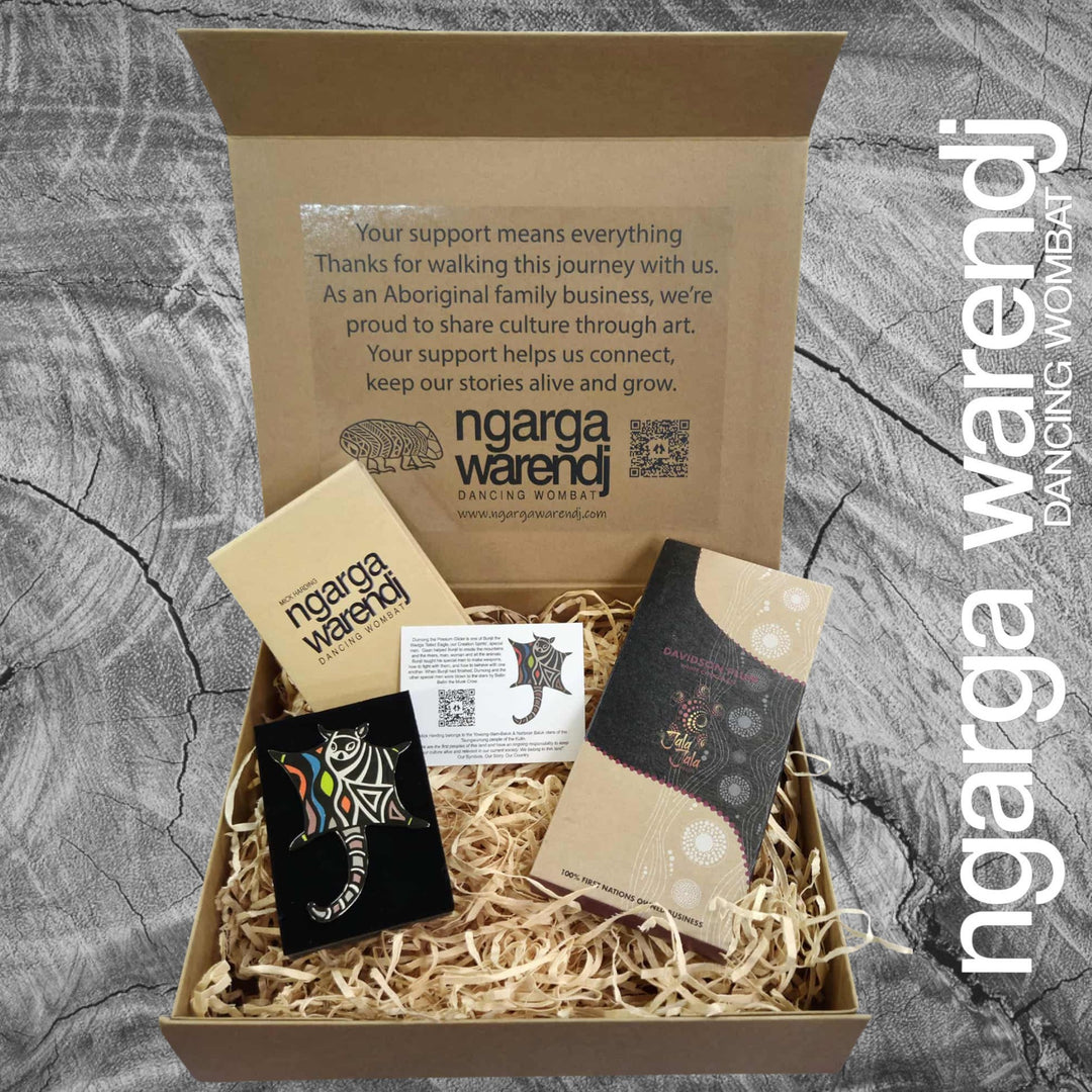 Ngarga Warendj Gift Box Pin and Chocolate Hamper Pack - Assorted Designs
