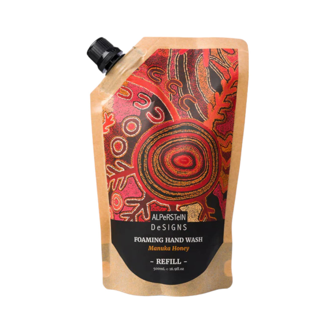 FOAMING HAND WASH REFILL - ASSORTED ABORIGINAL ART DESIGNS AND FRAGRANCES