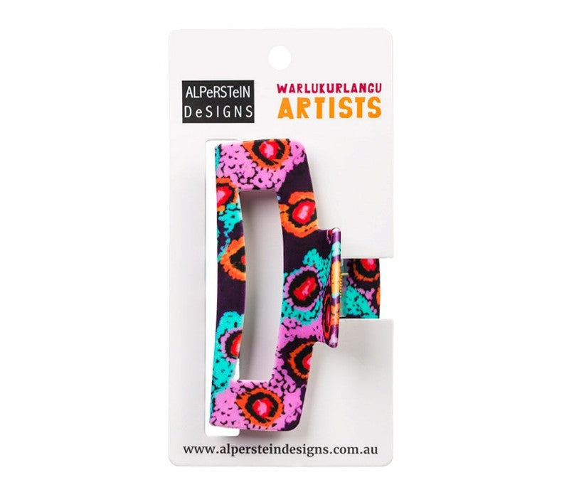 HAIR CLAWS - WARLUKURLANGU ABORIGINAL ARTISTS DESIGNS