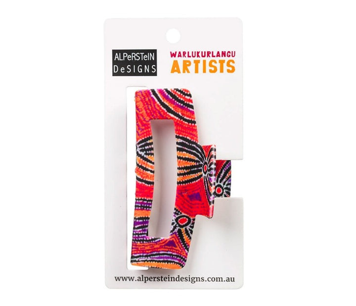 HAIR CLAWS - WARLUKURLANGU ABORIGINAL ARTISTS DESIGNS