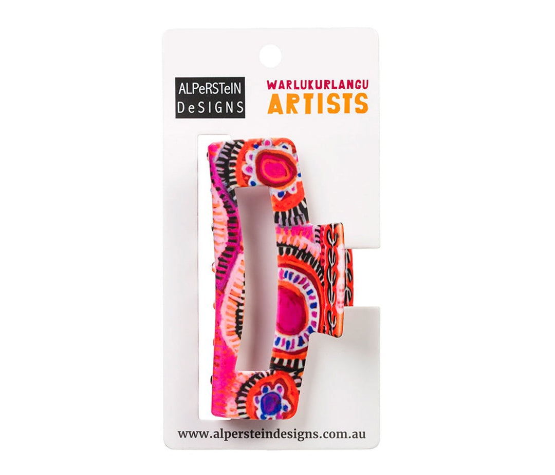 HAIR CLAWS - WARLUKURLANGU ABORIGINAL ARTISTS DESIGNS