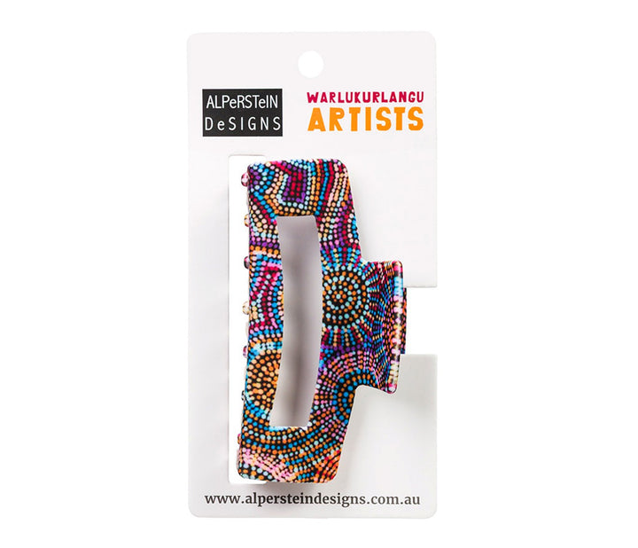 HAIR CLAWS - WARLUKURLANGU ABORIGINAL ARTISTS DESIGNS