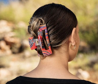 HAIR CLAWS - WARLUKURLANGU ABORIGINAL ARTISTS DESIGNS