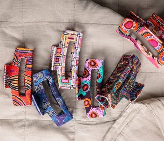 HAIR CLAWS - WARLUKURLANGU ABORIGINAL ARTISTS DESIGNS