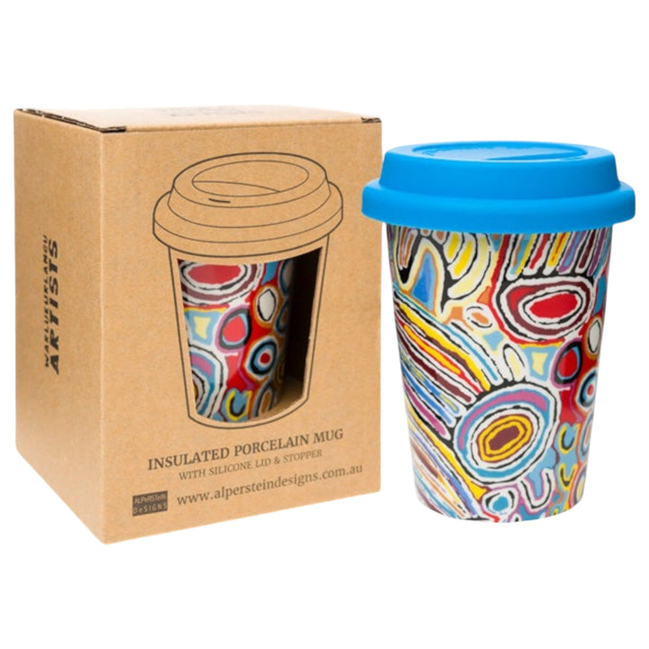 GUM LEAVES GIFT BOX HAMPER 2 - Rectangle Camphor Laurel Board - Keep Cup - Tea - Chocolate - Card