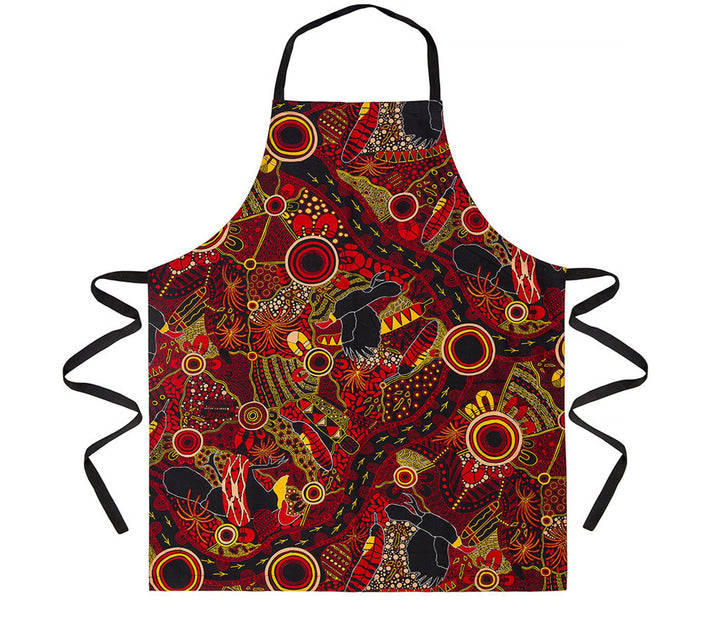 COTTON APRON  - ASSORTED ABORIGINAL ART DESIGNS