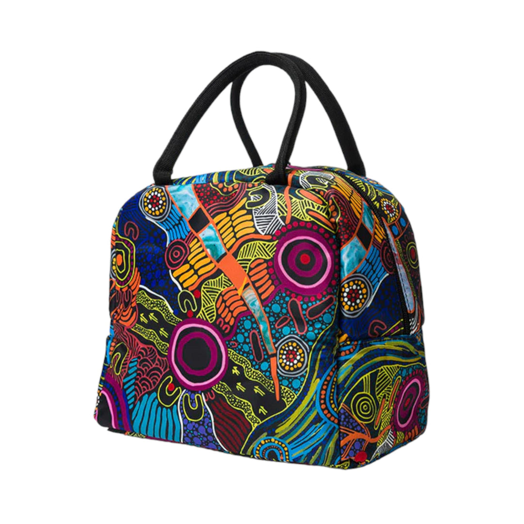 LUNCH TOTE INSULATED BAG - ASSORTED ABORIGINAL ART DESIGNS