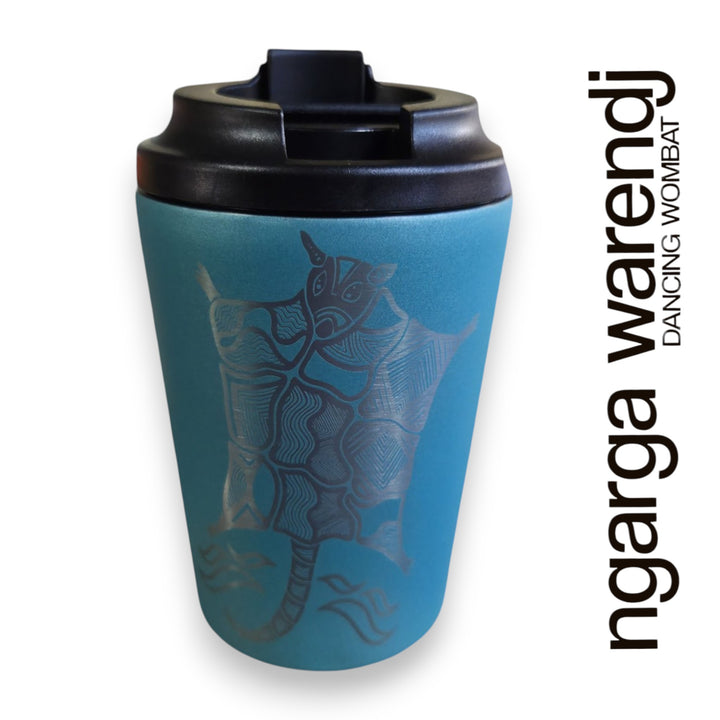 DOUBLE WALLED INSULATED STAINLESS STEEL MUG - POSSUM GLIDER - ASSORTED COLOURS