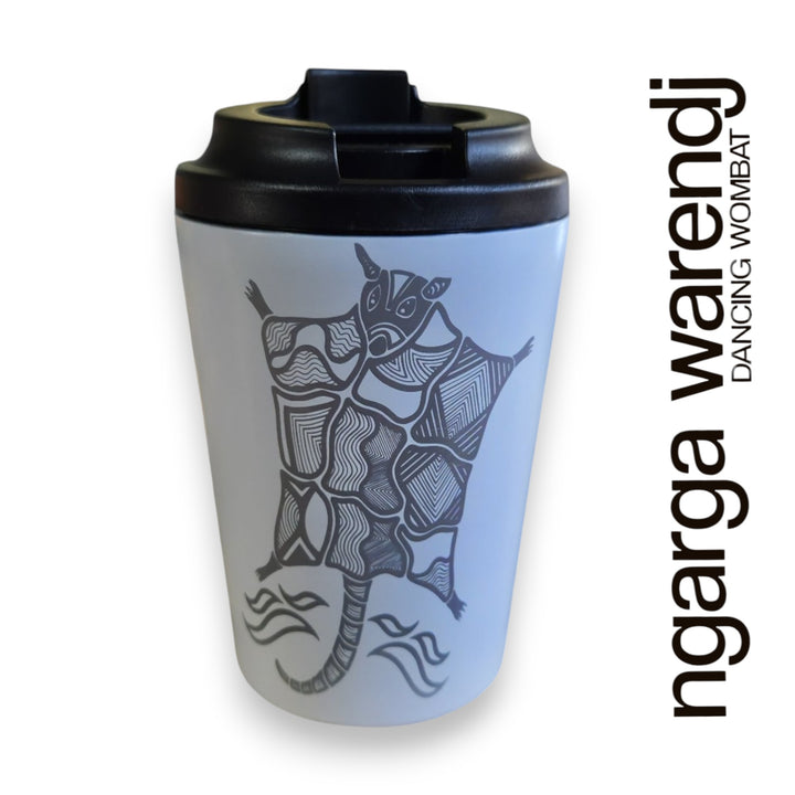 DOUBLE WALLED INSULATED STAINLESS STEEL MUG - POSSUM GLIDER - ASSORTED COLOURS