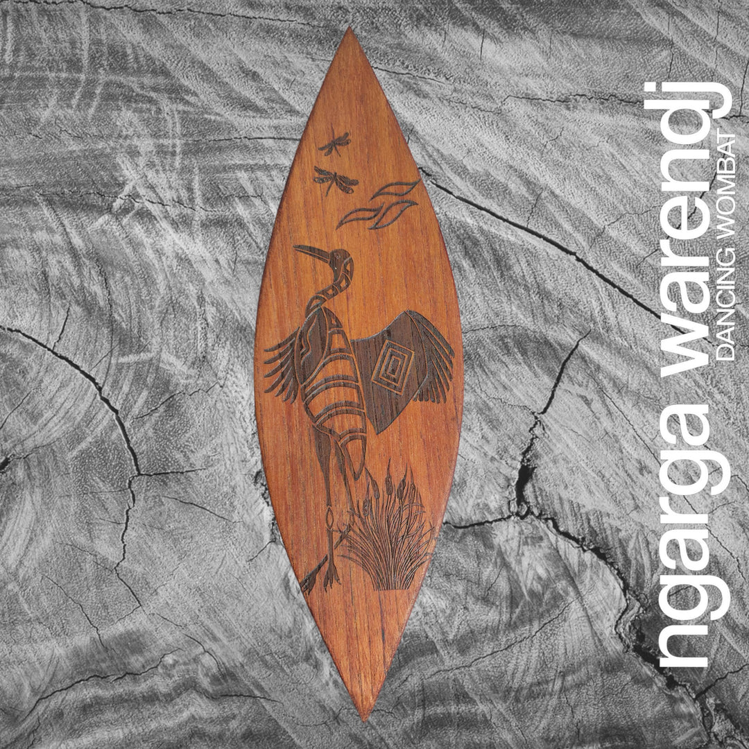 AUSTRALIAN RED CEDAR MINI MALGARR SHIELD - ASSORTED DESIGNS