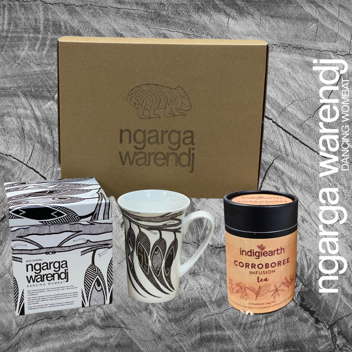 Ngarga Warendj Gift Box Indigiearth Tea and Mug Hamper Pack