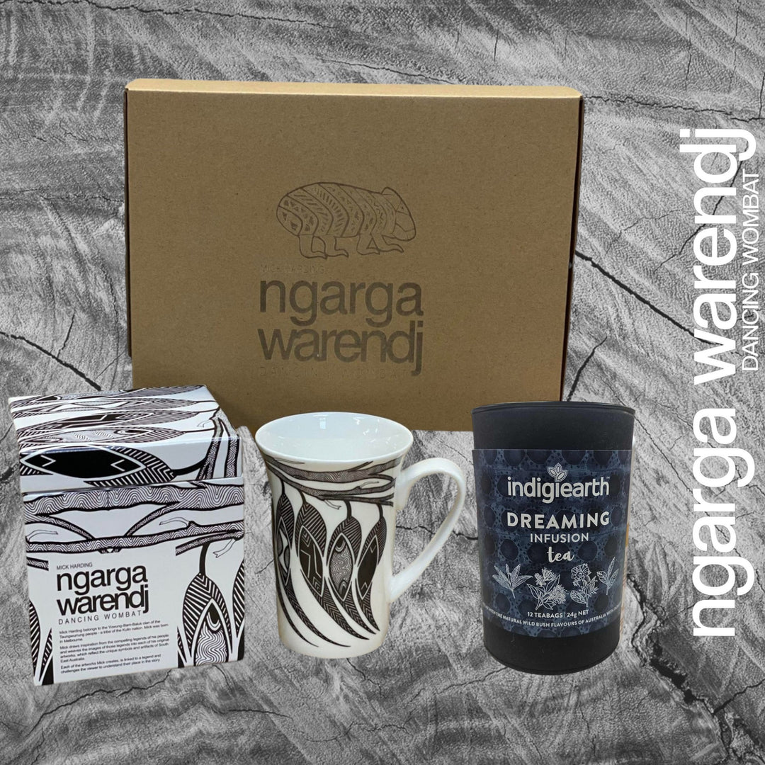 Ngarga Warendj Gift Box Indigiearth Tea and Mug Hamper Pack