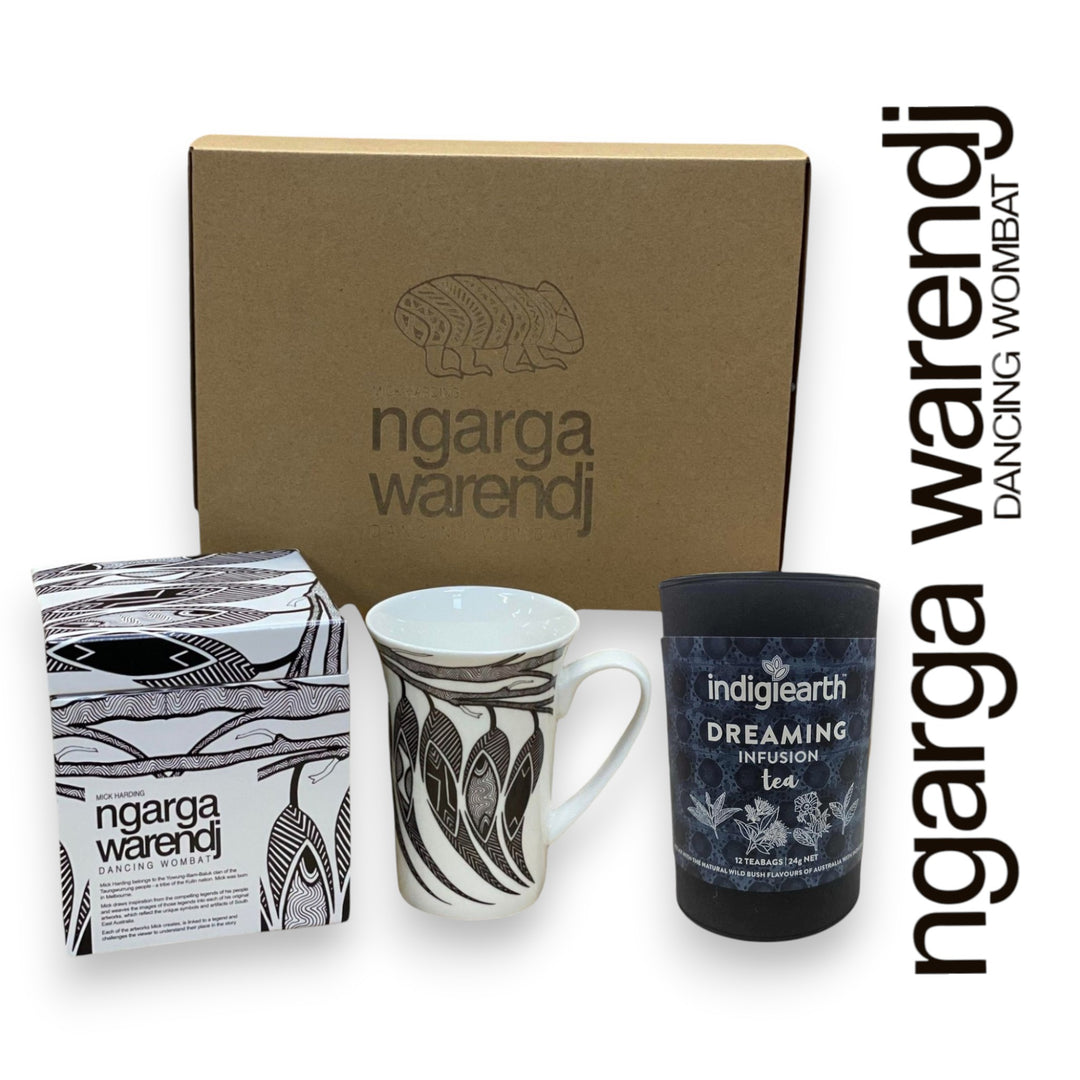 Ngarga Warendj Gift Box Indigiearth Tea and Mug Hamper Pack