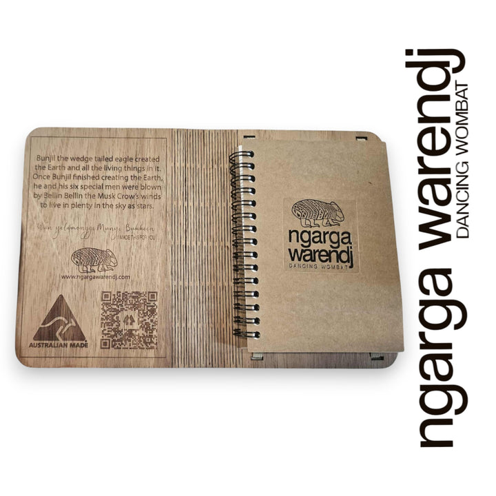 A6 Wooden Notebook Cover