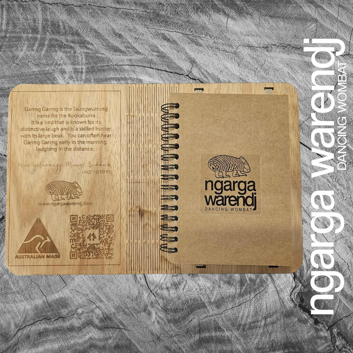 A6 Wooden Notebook Cover