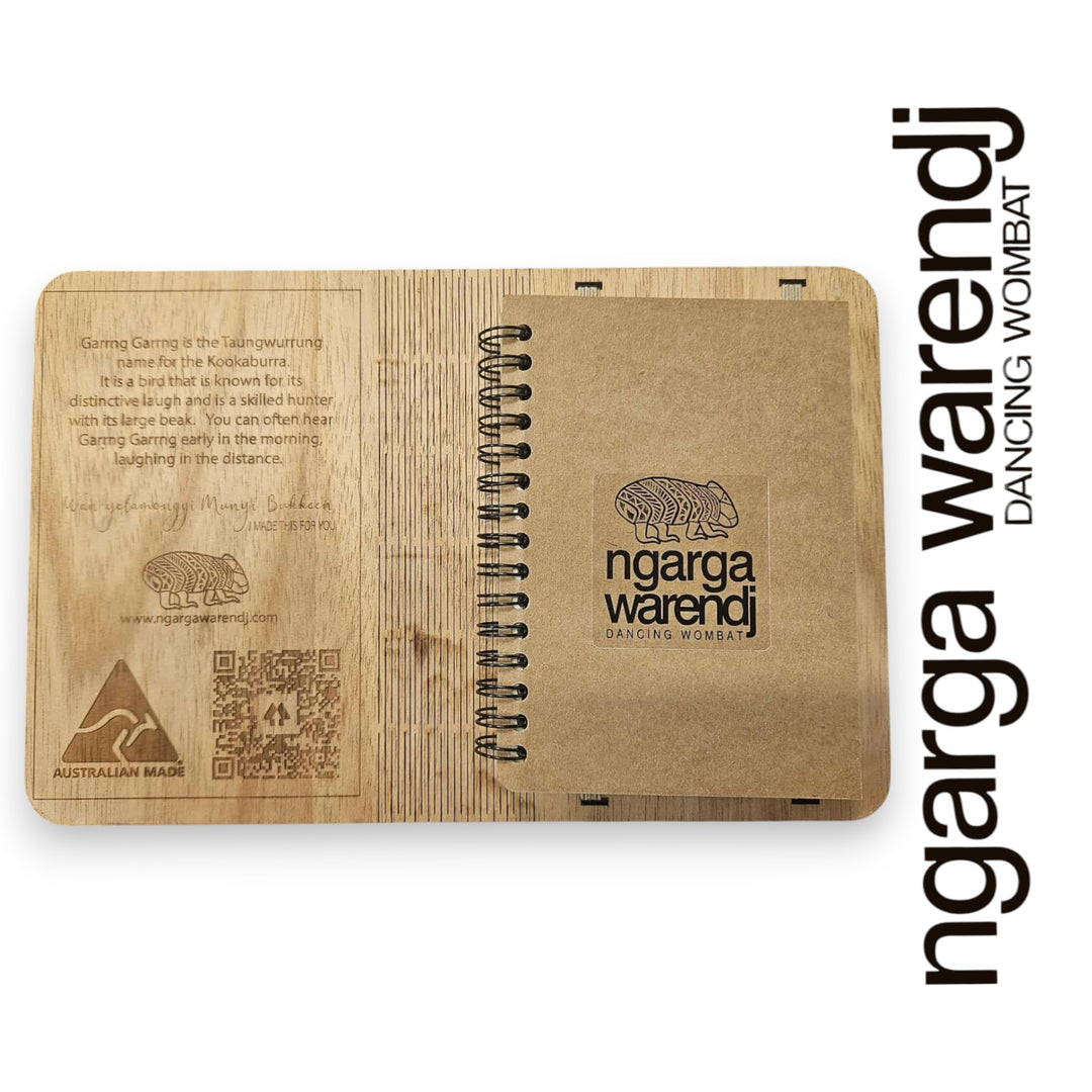 A6 Wooden Notebook Cover