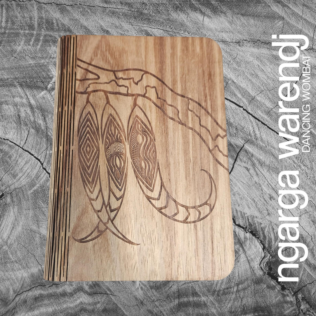 A6 Wooden Notebook Cover