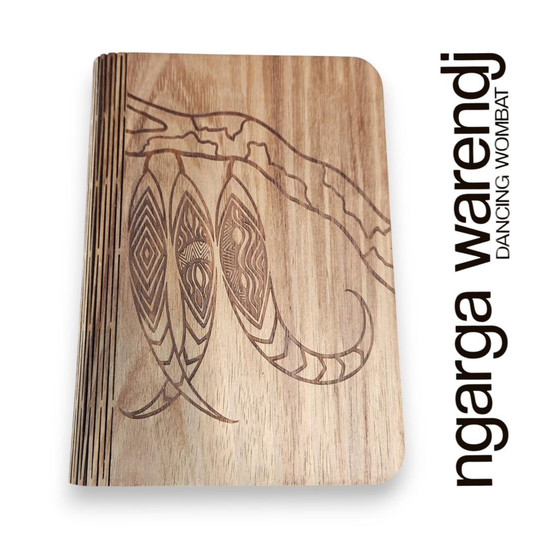 A6 Wooden Notebook Cover