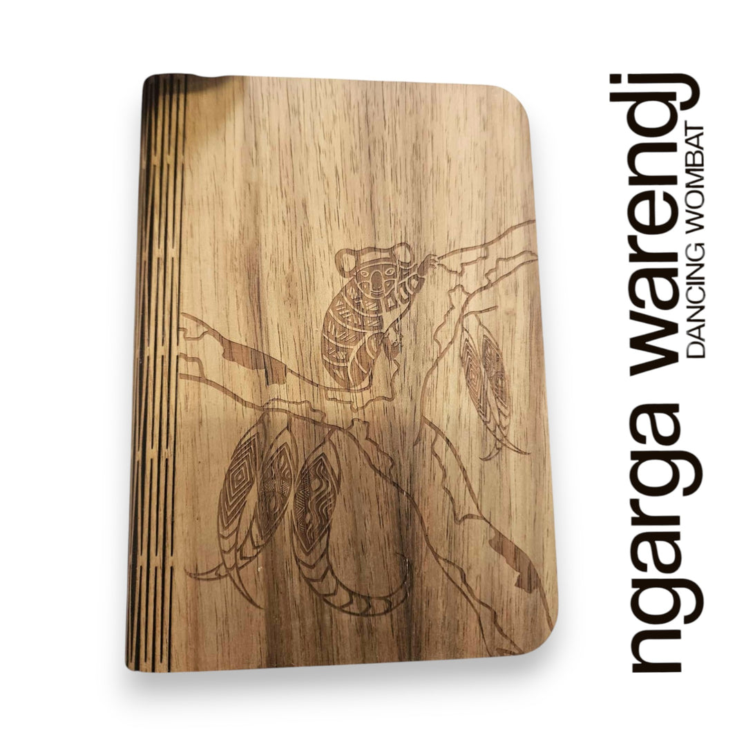 A6 Wooden Notebook Cover