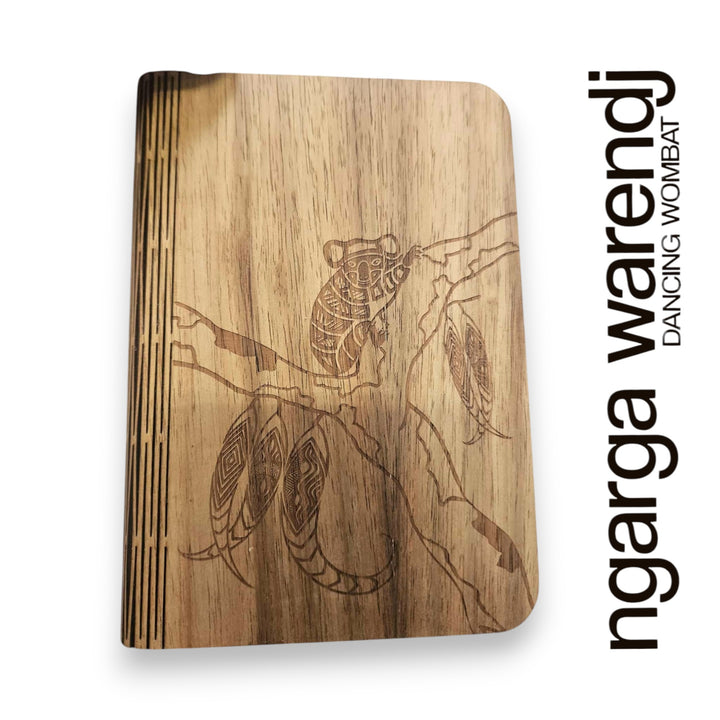 A6 Wooden Notebook Cover