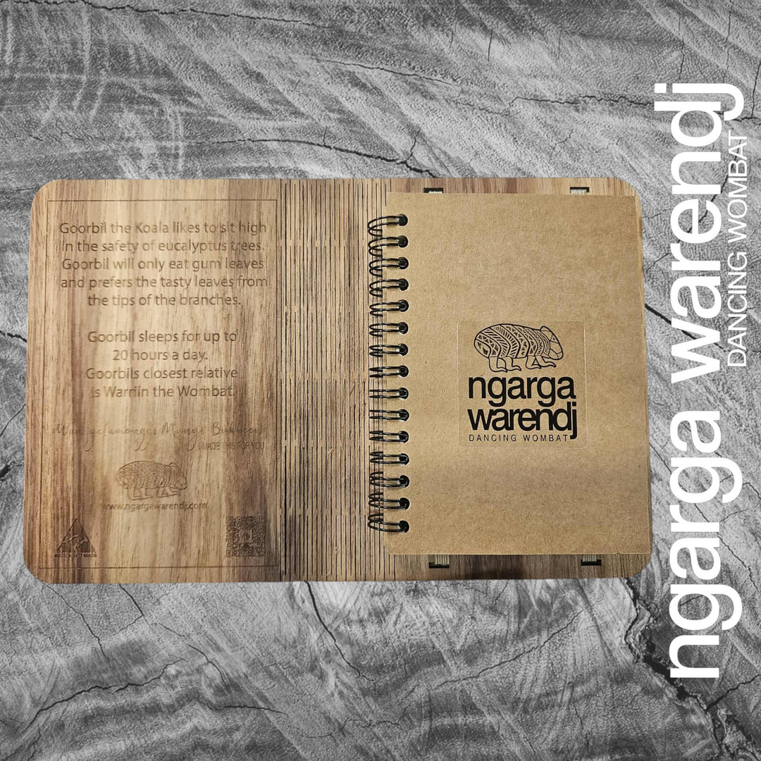A6 Wooden Notebook Cover