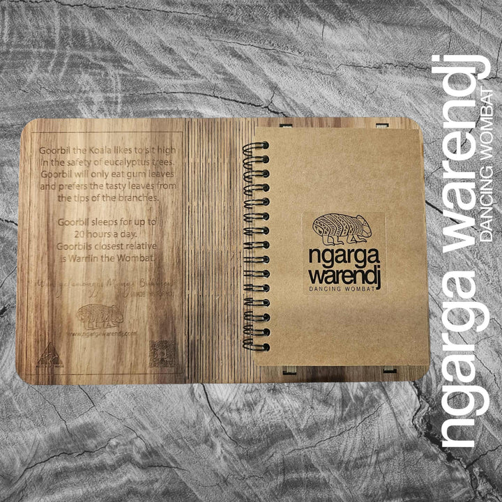 A6 Wooden Notebook Cover