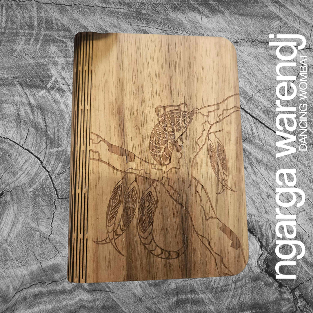 A6 Wooden Notebook Cover
