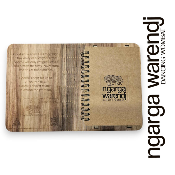A6 Wooden Notebook Cover
