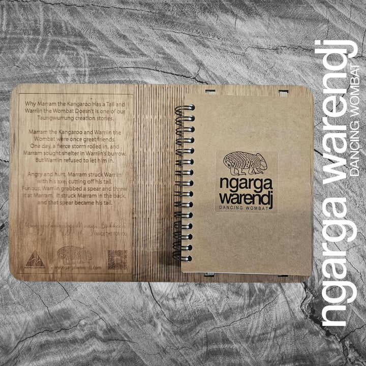 A6 Wooden Notebook Cover
