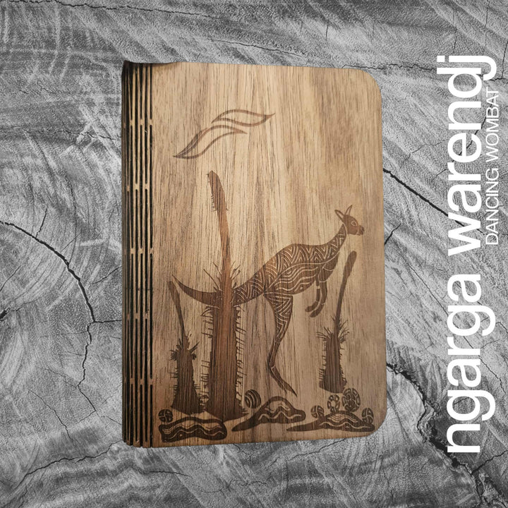 A6 Wooden Notebook Cover