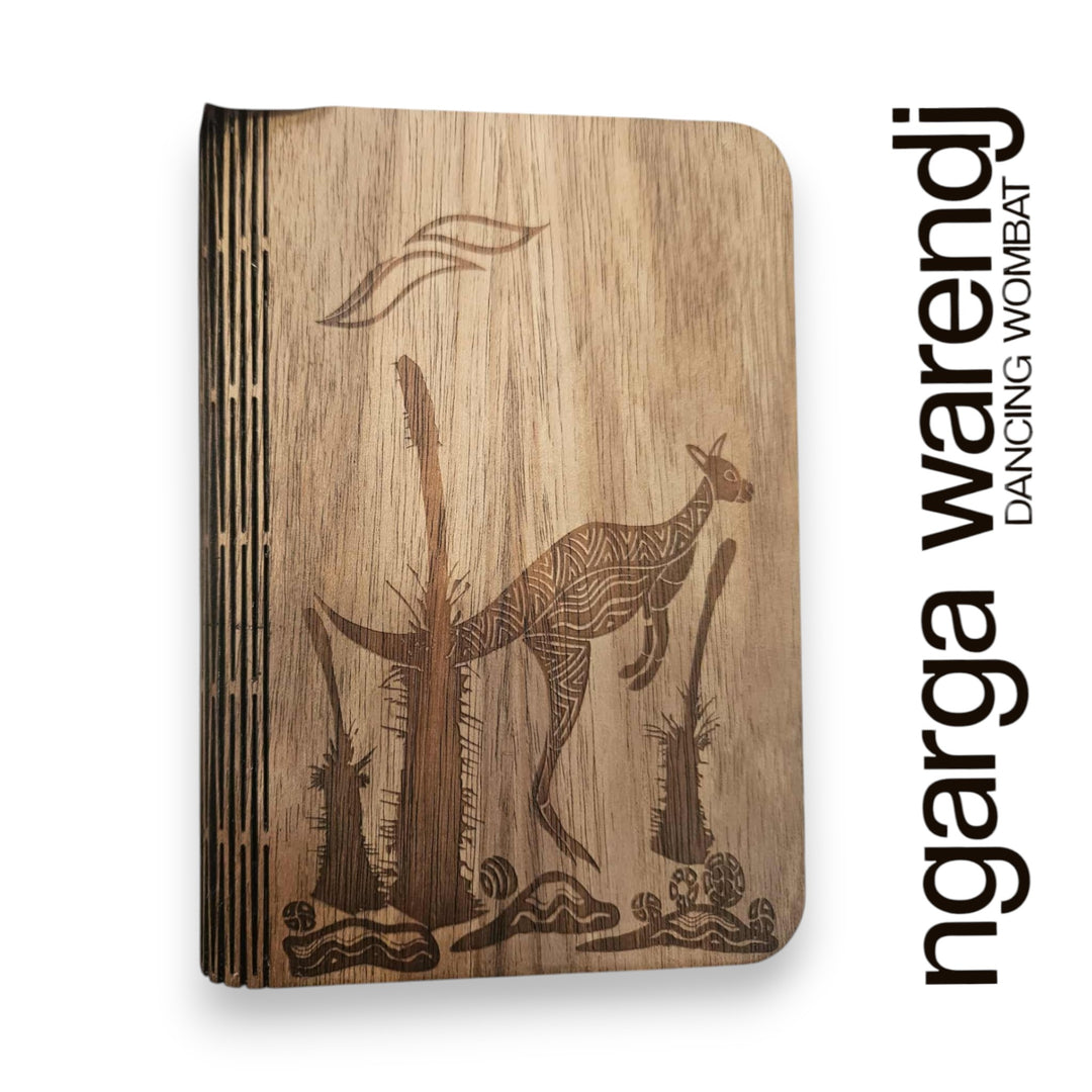 A6 Wooden Notebook Cover