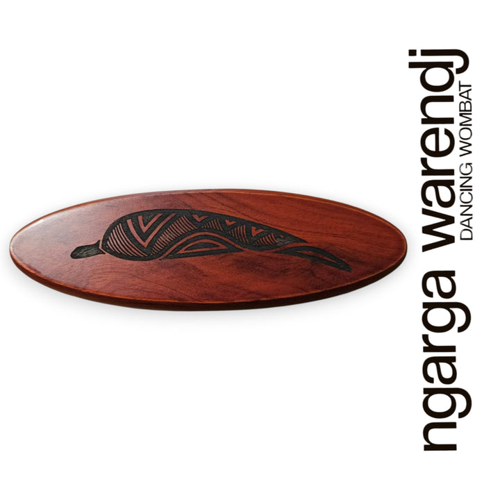 OVAL PEN SET WITH GUM LEAVES   ** COMING SOON **