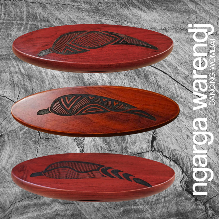 Ngarga Warendj Writers Gift Box Hamper - Oval Pen Set, Journal, Jala Jala Chocolate, Art Card