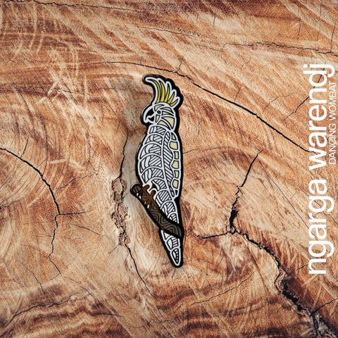 NGARGA WARENDJ - COCKATOO LAPEL PIN